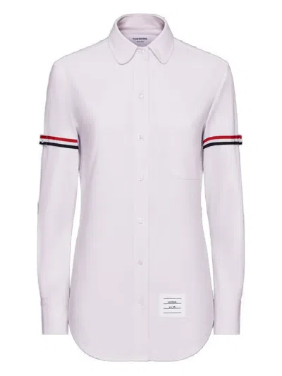 Thom Browne Oxford Armband Shirt In White