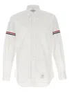Thom Browne Oxford Button-down Shirt With Rwb Armbands