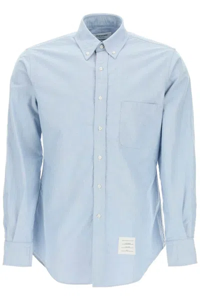 THOM BROWNE OXFORD COTTON BUTTON-DOWN SHIRT