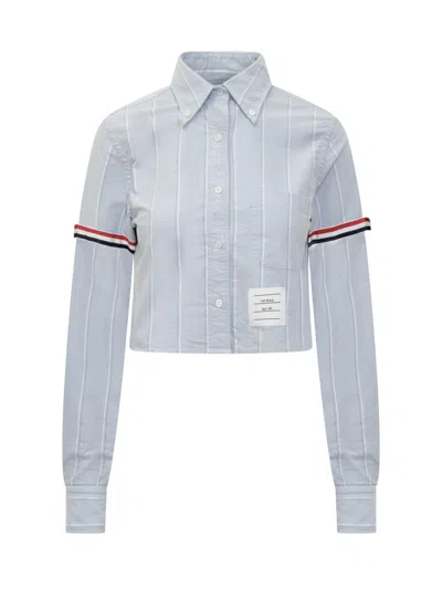Thom Browne Oxford Shirt In Blue