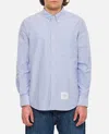 Thom Browne 'oxford Signature Striped Shirt In In Clear Blue