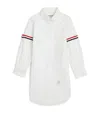 Thom Browne Oxford Shirt Dress In White