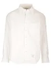 Thom Browne Long-sleeve Cotton Shirt With Subtle Piping Details
