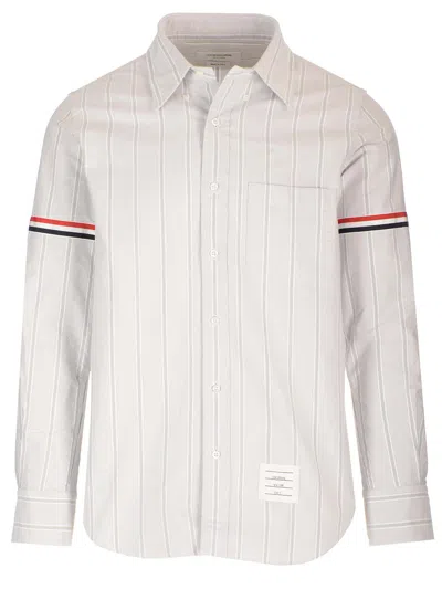 THOM BROWNE OXFORD STRIPED SHIRT