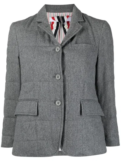 Thom Browne Padded Classic Sport Coat In Grau