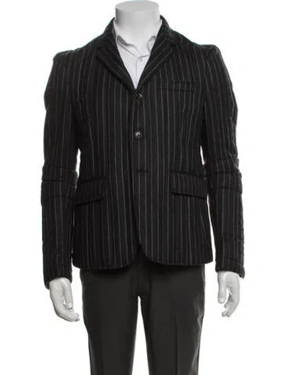 Pre-owned Thom Browne Padded Wool Blazer In Multicolor