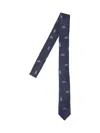 Thom Browne 'paisley' Tie In Gray