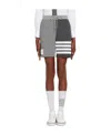 Thom Browne '4-bar' Grey Cotton Shorts In Brown