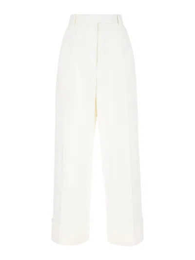 THOM BROWNE HIGH-WAISTED TROUSERS