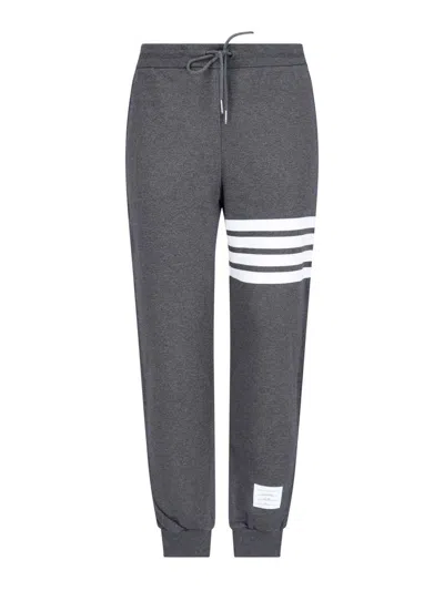 Thom Browne Sports Trousers In Grey