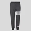 Thom Browne Pantaloni Grigio In Grey