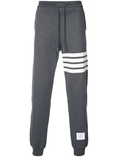 Thom Browne Classic Loopback 4-bar Sweatpants In Grey