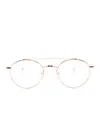 Thom Browne Pantos-frame Glasses In Gold