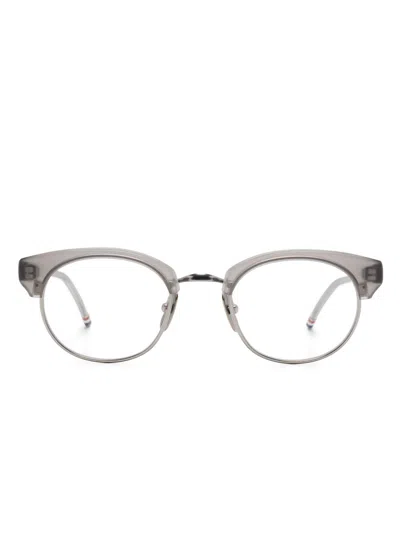 Thom Browne Pantos-frame Glasses In Gray