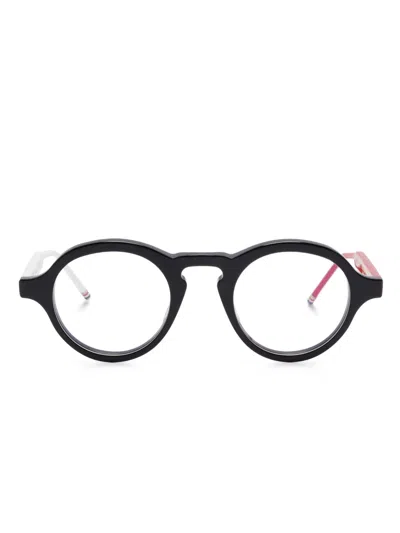 Thom Browne Brille Mit Panto-gestell In Schwarz