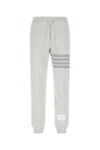 Thom Browne Grey Jersey Joggers With 4bar Detail