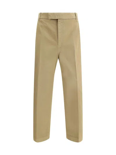 Thom Browne Cotton Pants In Sand
