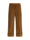 Thom Browne Belt Loop Casual Pants In Brown
