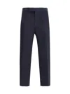 Thom Browne Utility Garment Dyed Chino Pants In Blue