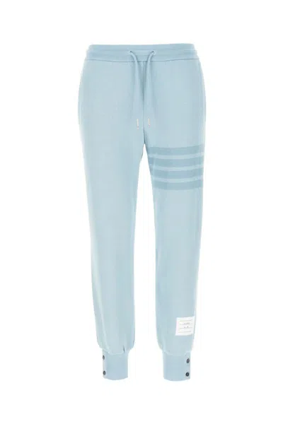 Thom Browne Paste Light Blue Cotton Joggers
