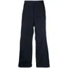 Thom Browne Signature Stripe Wide-leg Pants In Blue