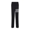 Thom Browne 4-bar Stripe Pant In Blue
