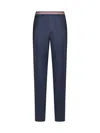 Thom Browne Trousers In Deep Blue