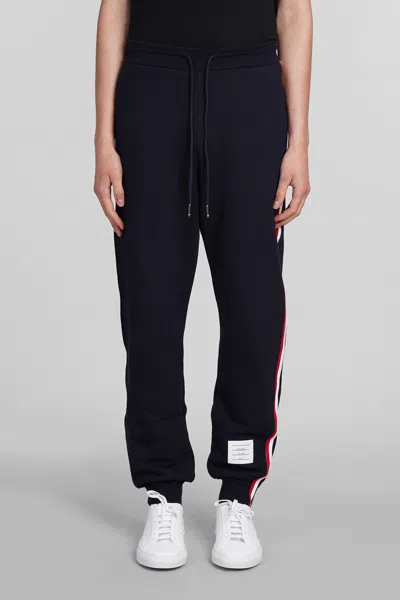 Thom Browne Pants In Blue Cotton