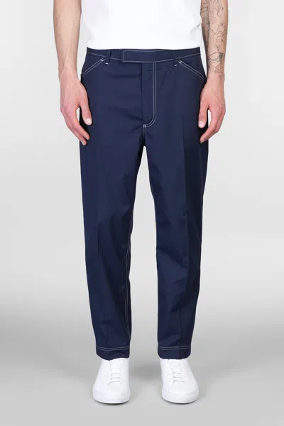 Thom Browne Pants In Blue Polyester