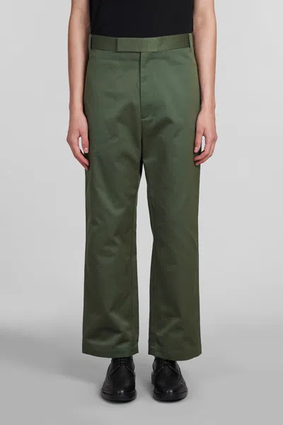 Thom Browne Pants In Green Cotton