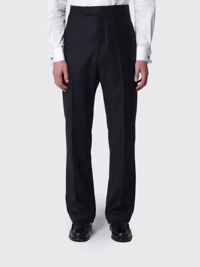 Thom Browne Pants Men Color Blue In Black