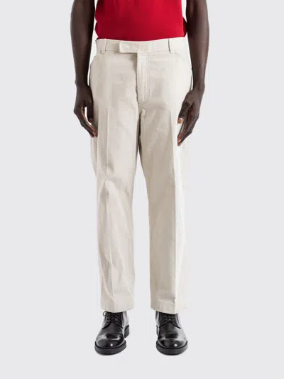 Thom Browne Cotton Trousers In White