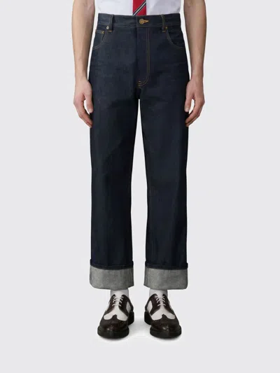 Thom Browne Pants Men  In Blue