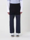 Thom Browne Unconstructed Combo Straight-leg Trousers In Blue