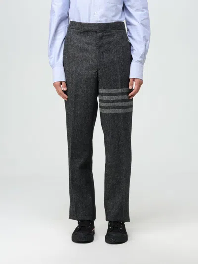 Thom Browne Trousers  Men In Charcoal