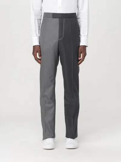 THOM BROWNE PANTS THOM BROWNE MEN COLOR GREY,414163020