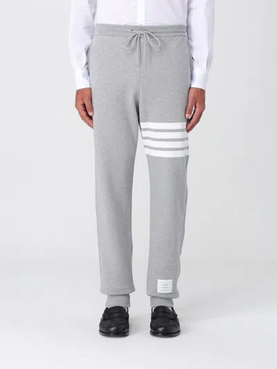 THOM BROWNE PANTS THOM BROWNE MEN COLOR GREY,H11357020