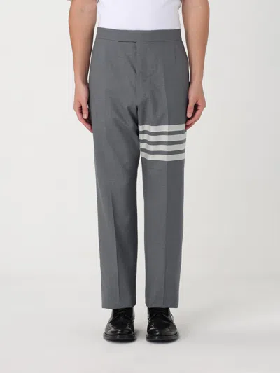 THOM BROWNE PANTS THOM BROWNE MEN COLOR GREY,F09727020