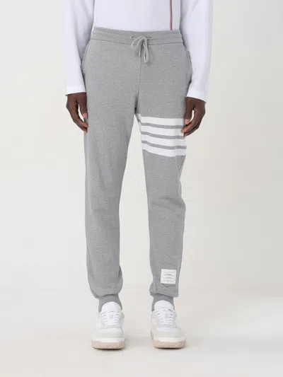 Thom Browne Jogger Trousers 4 Bar In Grey
