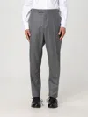 THOM BROWNE PANTS THOM BROWNE MEN COLOR GREY,F77021020