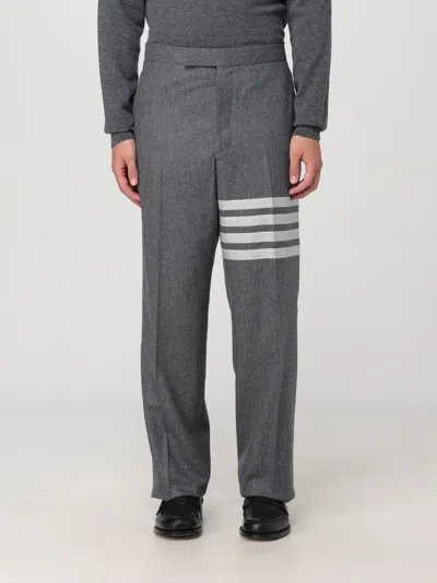 THOM BROWNE PANTS THOM BROWNE MEN COLOR GREY,f77872020