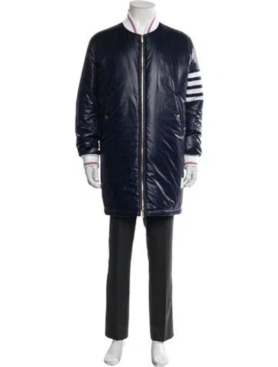 Pre-owned Thom Browne Parka In Blue