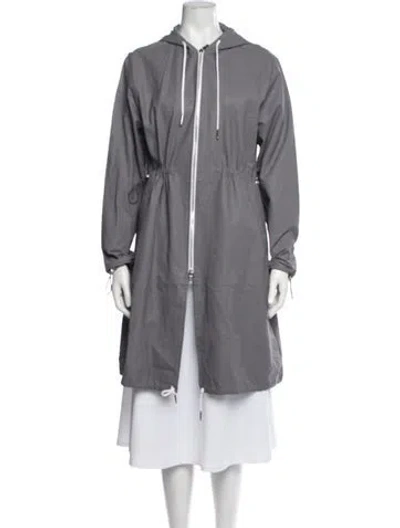 Pre-owned Thom Browne Parka In Grey