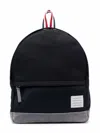 Thom Browne Patch-detail Backpack In 415 Navy