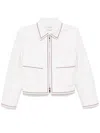 Thom Browne Patch Pocket Golf Jacket In White