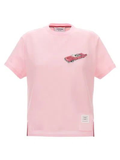 Thom Browne Patch T-shirt In Pink