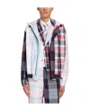 Thom Browne Patchwork Plaid-print Blazer In Multicolor