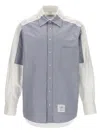 Thom Browne Patchwork Shirt In White
