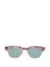 Thom Browne Patterned-frame Sunglasses In Orange