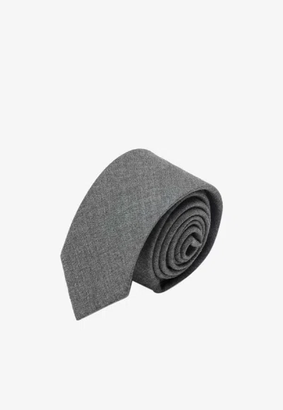 THOM BROWNE PATTERNED WOOL TIE